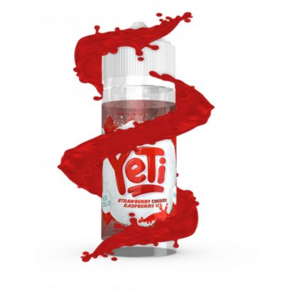 Yeti Iced Flavour Shot Strawberry Cherry Raspberry 120ml